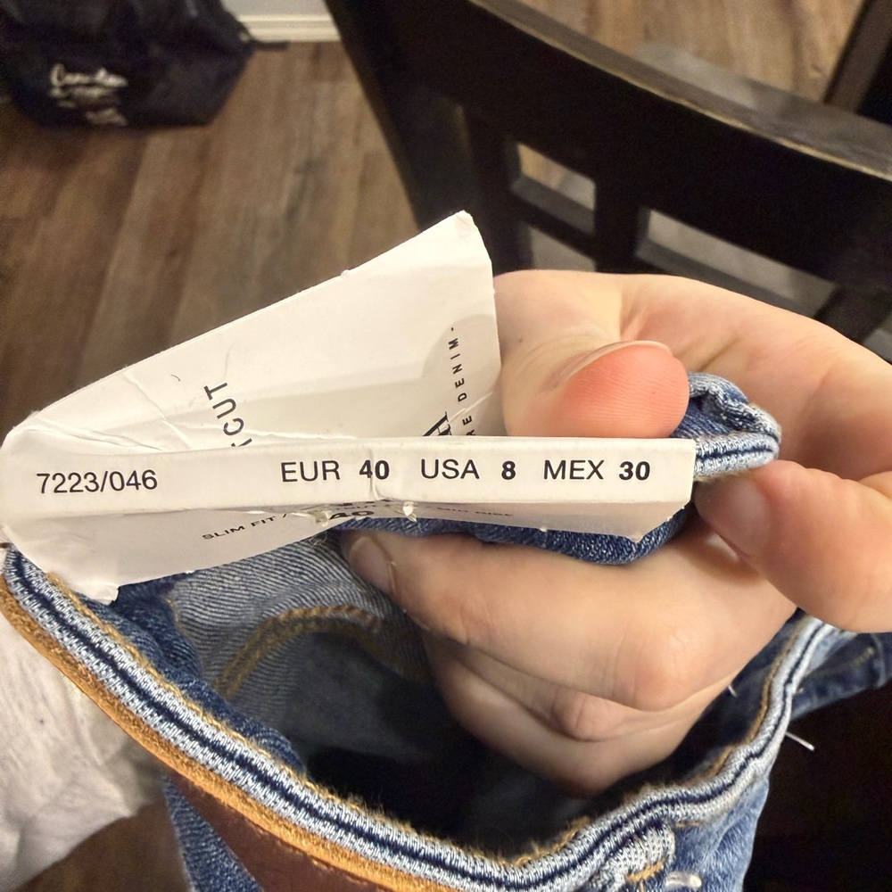 Women’s boot cut Zara blue jeans with tags - Picture 7 of 11